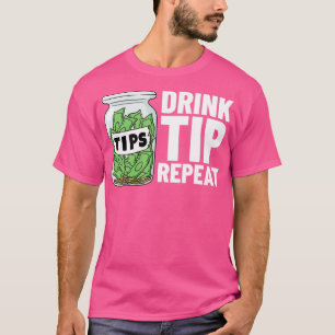 Camiseta Bartending Tip Jar Tipping Bartender 2