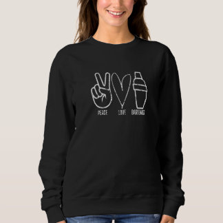 Camiseta Bartensamente Afastado Homens Do Barman Do Amor Pe