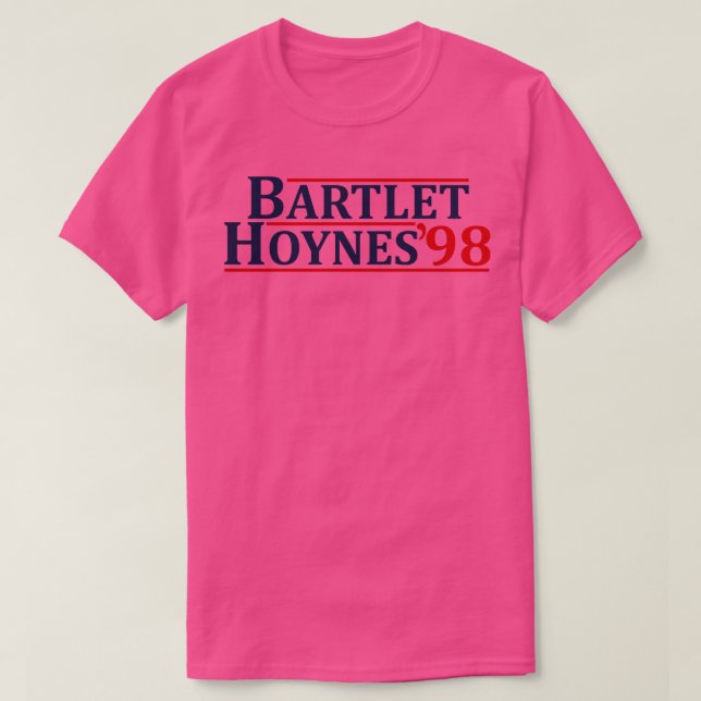 Camiseta Bartlet e Hoynes 1998 (Frente do Design)