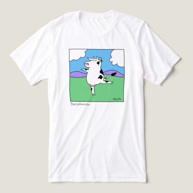 Camiseta BARYSHNICOW por Sandra Boynton (Design frontal)