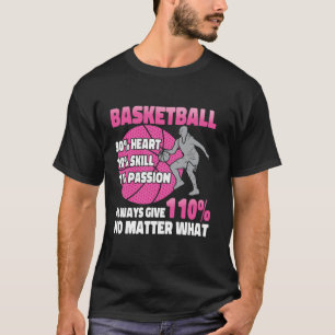 Camiseta Basball Basball 90 Heart 10 Skill 10 P