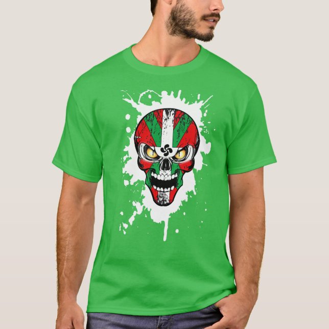 Camiseta Basco skull (Frente)