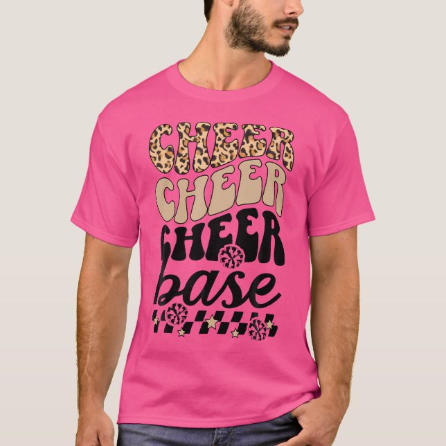 Camiseta Base de Animação Groovy Base de Cheerleader Base d (Frente)