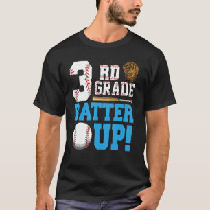 Camiseta Base de Bateria do 3º Grau de Volta à Escola