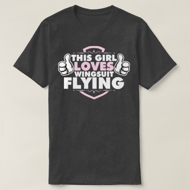 Camiseta base de menina saltando macacão com roupa de asa l (Frente do Design)