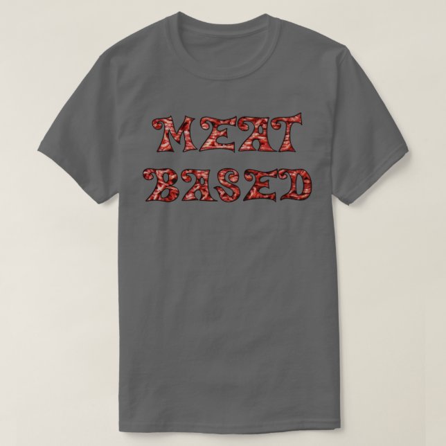Camiseta Baseado em carne (Frente do Design)