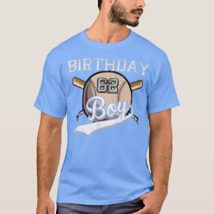 Camiseta Baseball 62ª Festa de aniversário, 62 anos, Beiseb