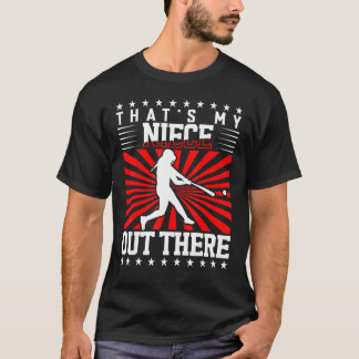 Camiseta Baseball Aunt That s My Niece Out There Baseball U