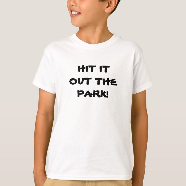 CAMISETA BASEBALL BATEU NO PARQUE! (Frente)