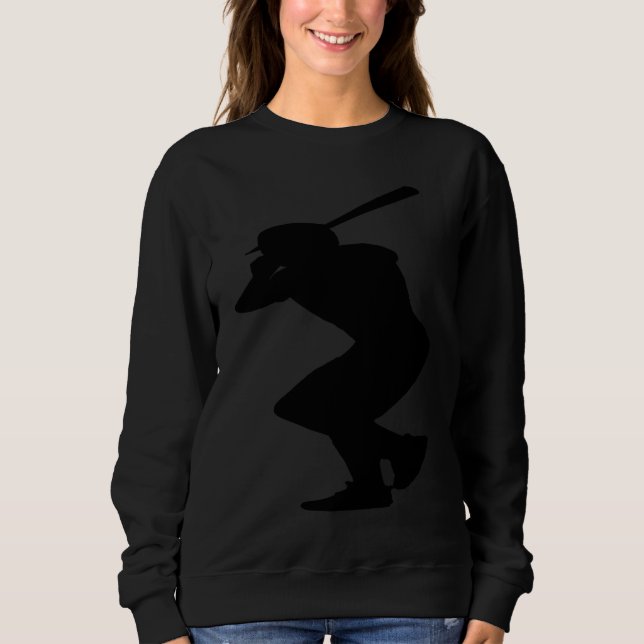 Camiseta Baseball Batter Silhouette (Frente)