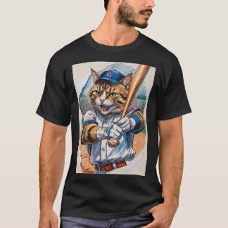 Camiseta Baseball Cat!