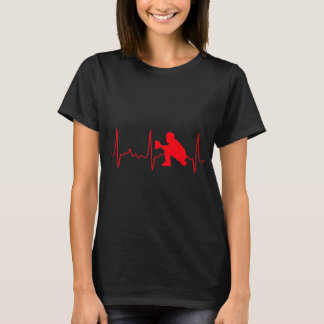 Camiseta Baseball Catcher - Batimento de Coração com Beiseb