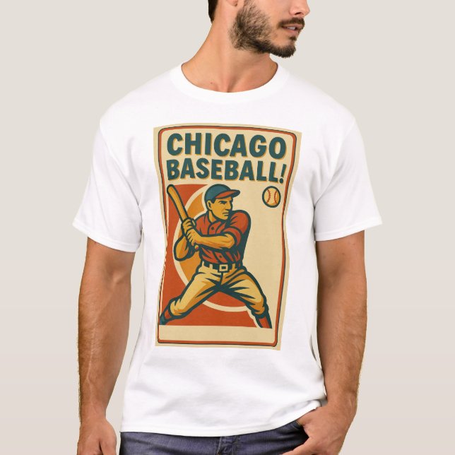 Camiseta Baseball de Chicago! (Frente)