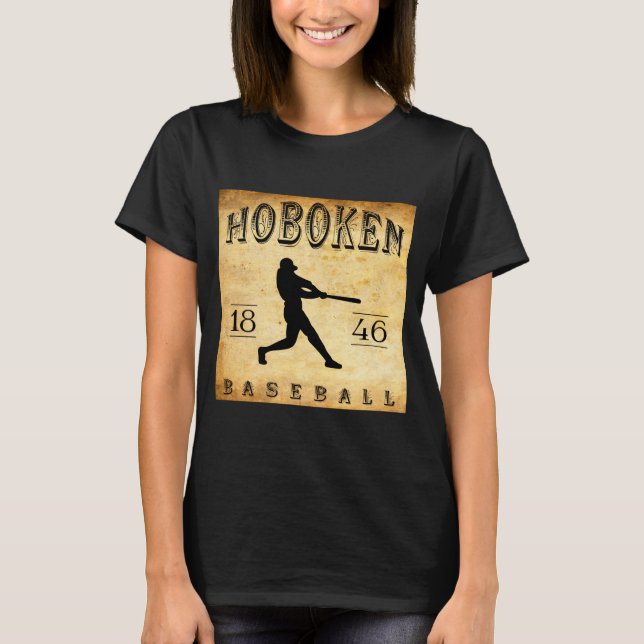 Camiseta Baseball de Hoboken 1846 Nova Jersey (Frente)