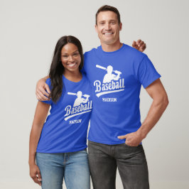 Camiseta Baseball de nome personalizado
