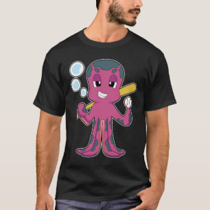 Camiseta Baseball de polvo de oito braços Bastão de beisebo