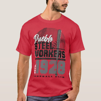 Camiseta Baseball de Trabalhadores da Aço Pueblo