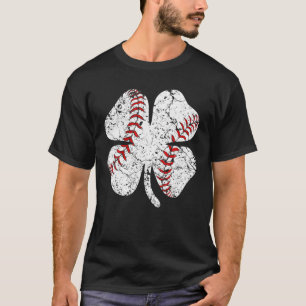 Camiseta Baseball Dia de São Patrício Boys Men Catcher Pitc