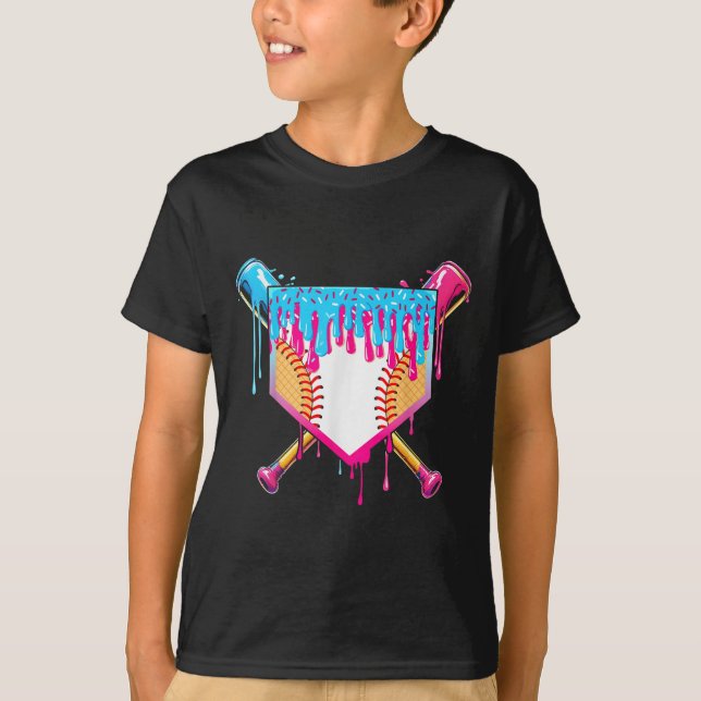 Camiseta Baseball Drip Boy Ice Cream Sprinkle Youth Basebal (Frente)