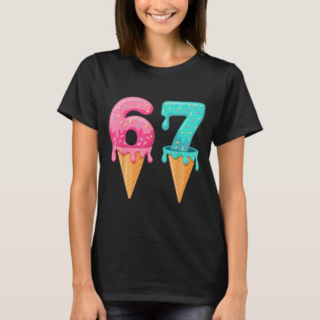 Camiseta Baseball Drip Ice Cream 67 Baseball Lifestyle 101  (Frente)