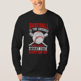 Camiseta Baseball É A Resposta Do Jogador De Beisebol Mulhe