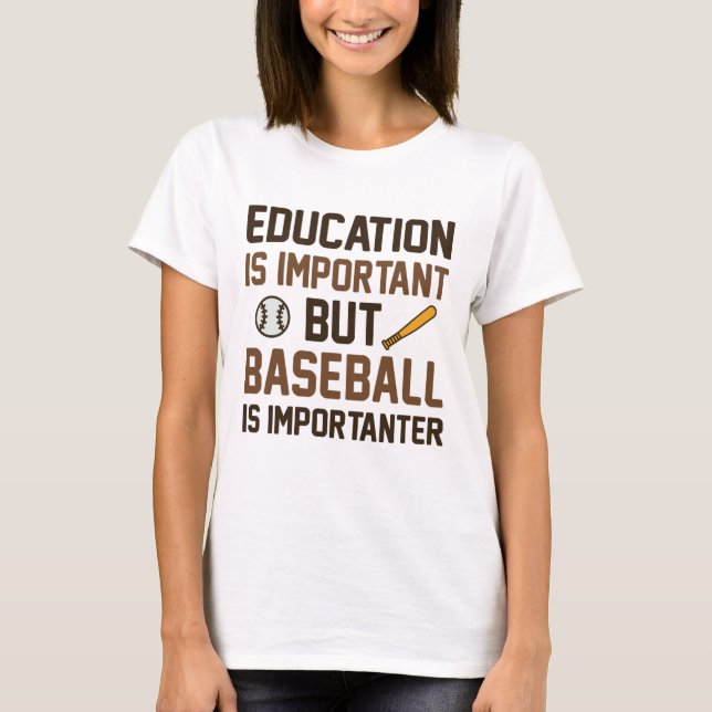 Camiseta Baseball é importante (Frente)