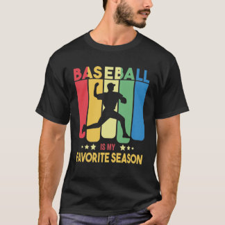Camiseta Baseball é minha estação favorita - Beisebol venen