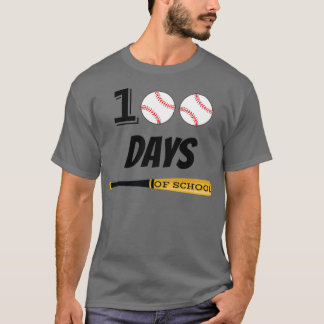 Camiseta Baseball em 100 dias de escola