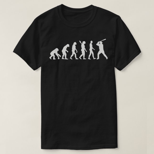 Camiseta Baseball em evolução (Frente do Design)