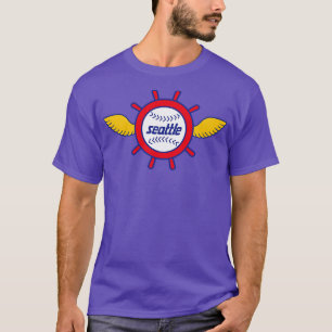 Camiseta Baseball em Pilotos de Seattle Defunct