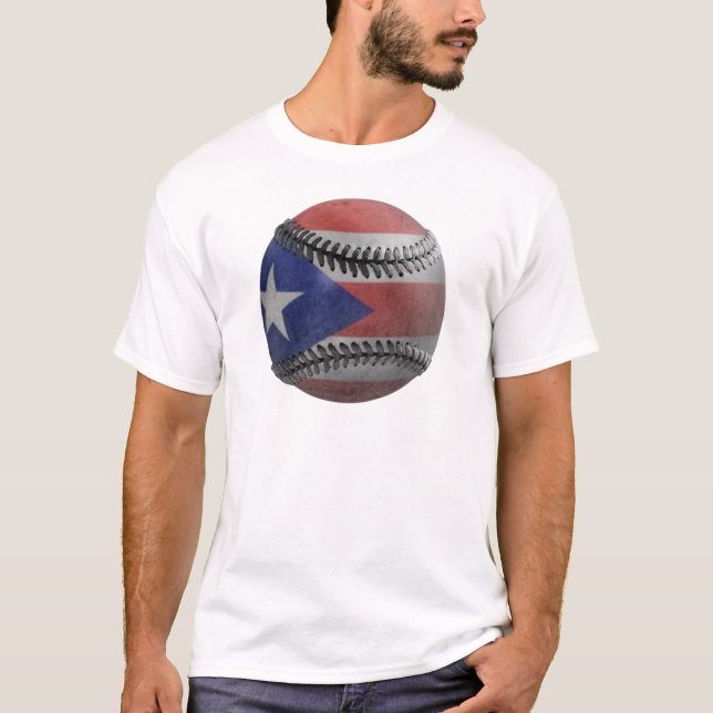 Camiseta Baseball em Porto Rico (Frente)