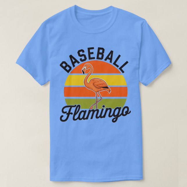 Camiseta Baseball Flamingo (Frente do Design)