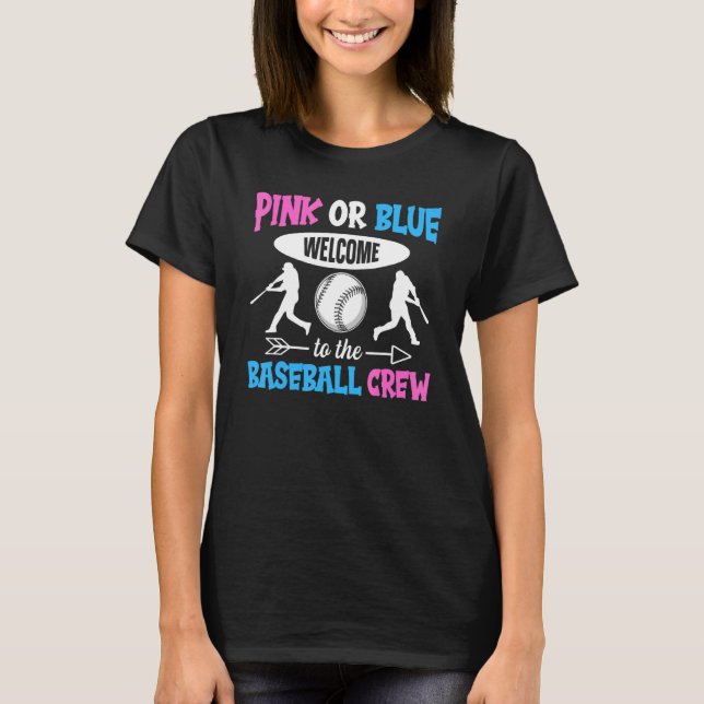 Camiseta Baseball Gender Reveal Quote for a Baseball   Fami (Frente)