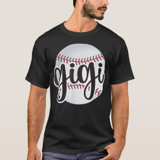 Camiseta Baseball Gigi Fã de Baseball Avó de Baseball Orgul
