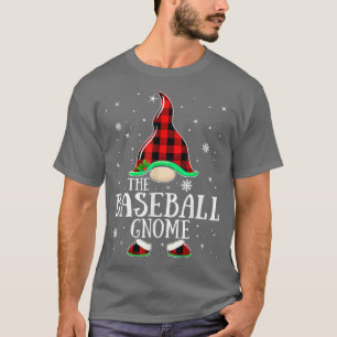 Camiseta Baseball Gnomo Buffalo Xadrez Combinação Família C
