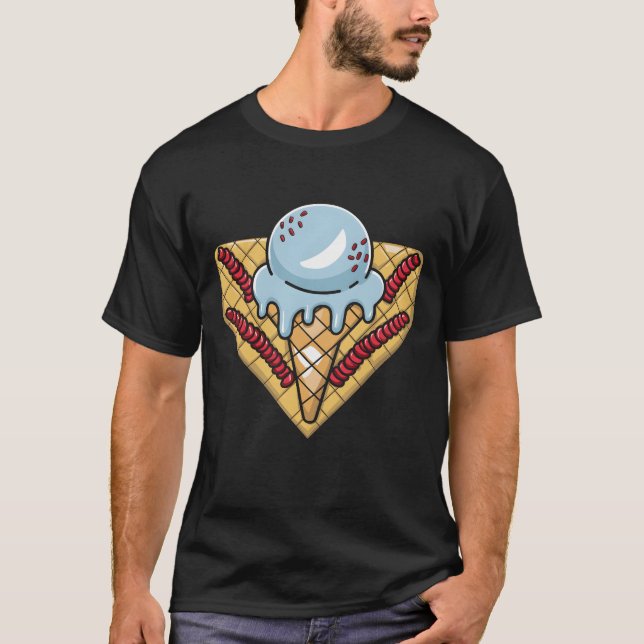 Camiseta Baseball Home Plate Drivers Sorvete Baseba (Frente)