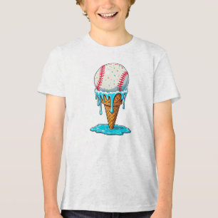 Camiseta Baseball Home Plate Sorvete Drill Divertido Esport
