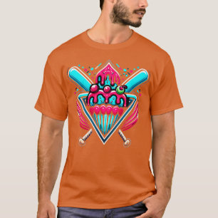 Camiseta Baseball Home Social Club para Boy Sorvete bonitin