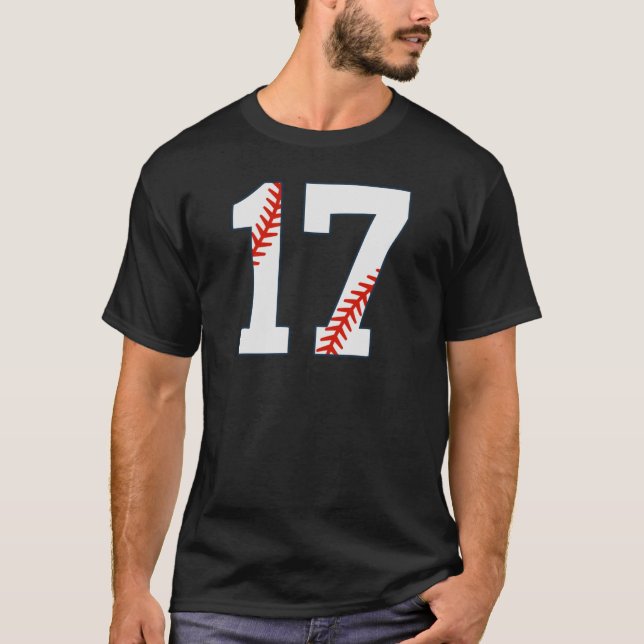 Camiseta Baseball Jersey Number 17 (Frente)