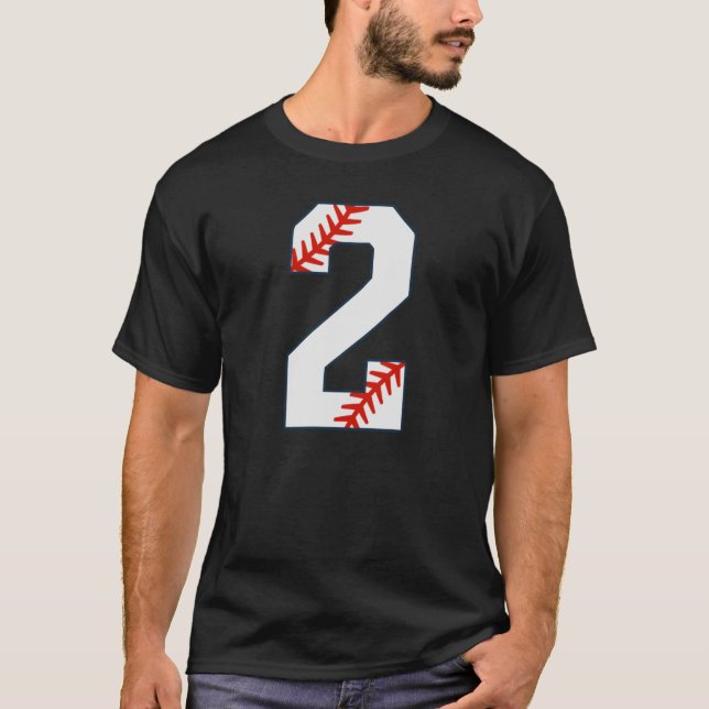 Camiseta Baseball Jersey Number 2 (Frente)