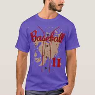 Camiseta Baseball Jersey Número 11 Crianças Baseball Unifor