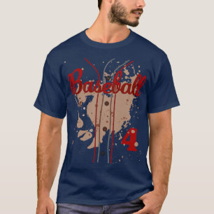 Camiseta Baseball Jersey Número 4 Baseball Uniform Dirk Fu