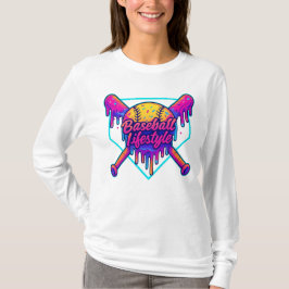 Camiseta Baseball Lifestyle Roupa Juvenil Baseball Drie Ice