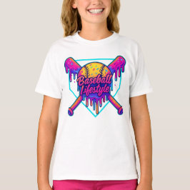 Camiseta Baseball Lifestyle Roupa Juvenil Baseball Drie Ice