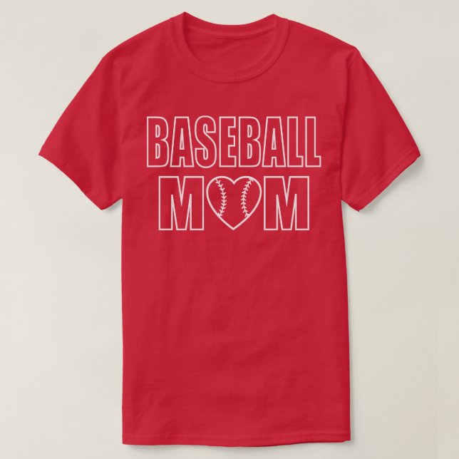 Camiseta Baseball Mãe 3 (Frente do Design)