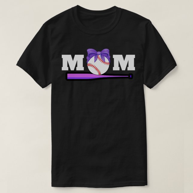 Camiseta Baseball Mãe 52 (Frente do Design)