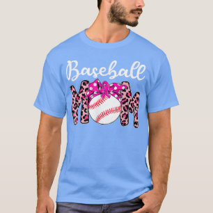 Camiseta Baseball Mãe Fita Rosa Fita Cancer Mama Sensibiliz