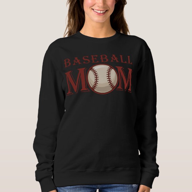 Camiseta Baseball Mãe, Mulheres Esportivas (Frente)
