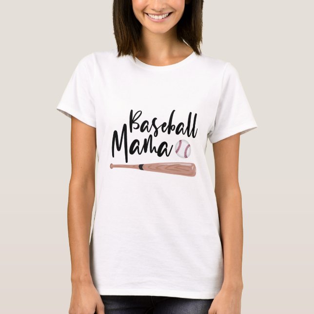 Camiseta Baseball Mama // Divirta Cota Baseball Cote Esport (Frente)