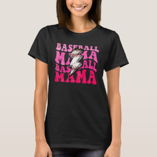 Camiseta Baseball Mama Thunder Leopard Print Motheru2019s D